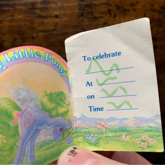 Vintage 1986 Hasbro My Little Pony G1 Party Gift Pack - Picture 8 of 14